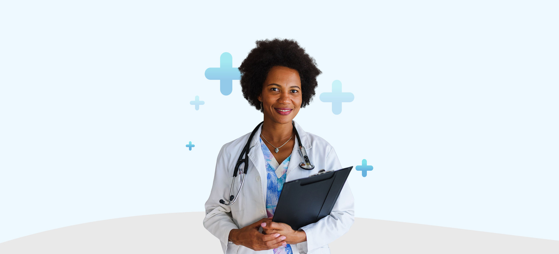 female doctor smiling