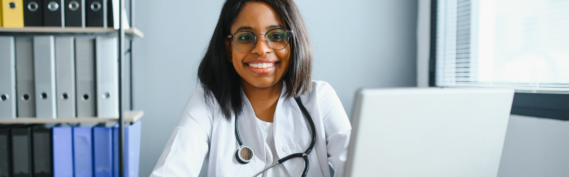 female doctor smiling