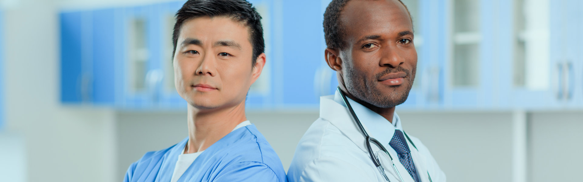two healthcare staffs